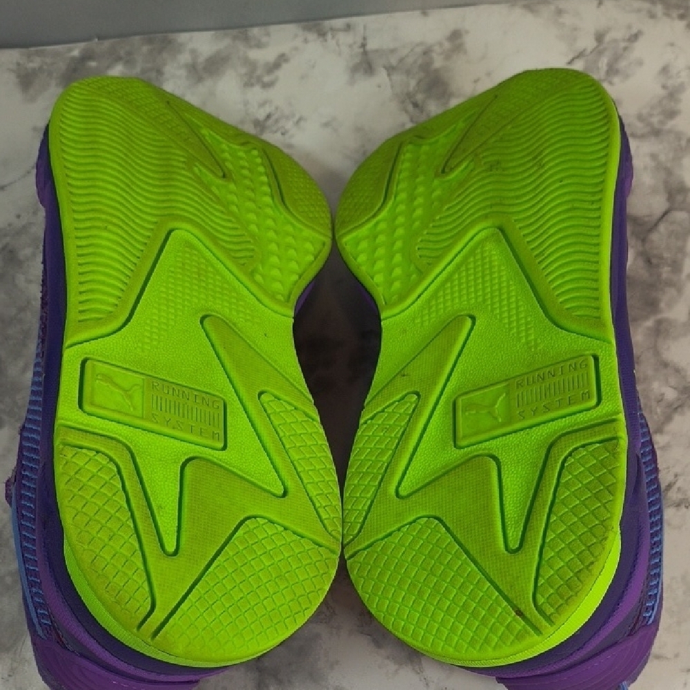 Puma Men's RS-X Galaxy Melo Purple/Green Sneakers , Size 9.5 , With Box - Picture 7 of 11
